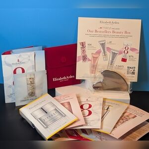 Elizabeth Arden NY Skincare Set w Gua Sha Retinol Capsules SPF Prevage 8 + New!